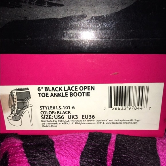 Lapdance Open Toe Ankle Booties - Picture 3 of 3